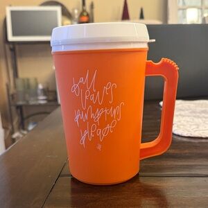 Vibrant Orange Mug with Handle